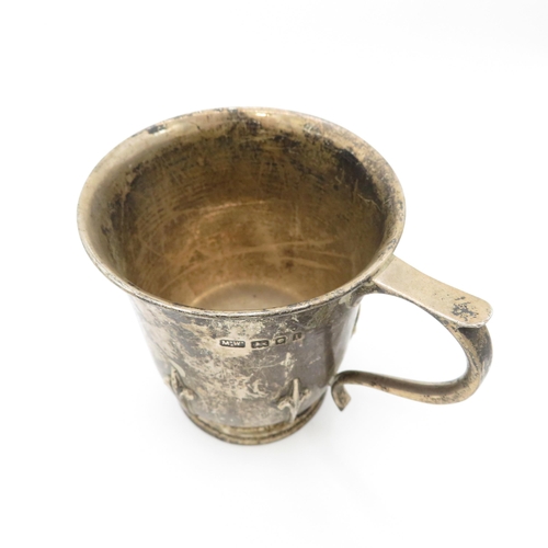 362 - Mapping and Webb Silver Arts and Crafts Christening Cup - Hallmarked (145.4g)