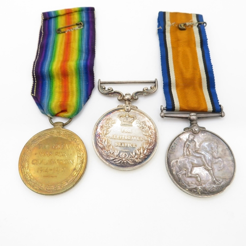 396 - WWI M.S.M and Medal Pair