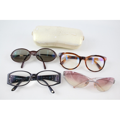 416 - Designer Sunglasses & Prescription Glasses Inc Chanel, Cartier, Cases etc x 4