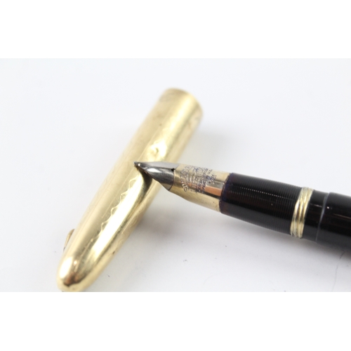 453 - Vintage Sheaffer Balance Lifetime Black Ladies Fountain Pen w/ 14ct Nib WRITING