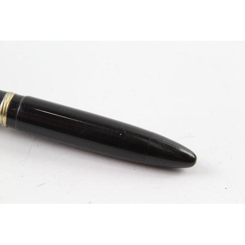 453 - Vintage Sheaffer Balance Lifetime Black Ladies Fountain Pen w/ 14ct Nib WRITING