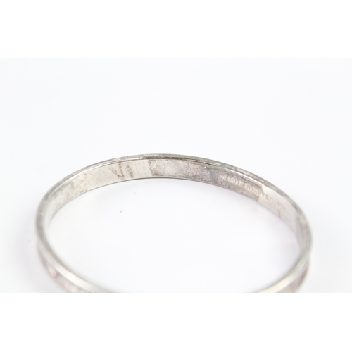 291 - Tiffany & Co Sterling Silver Concave Bangle 28g