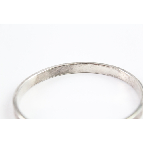 291 - Tiffany & Co Sterling Silver Concave Bangle 28g