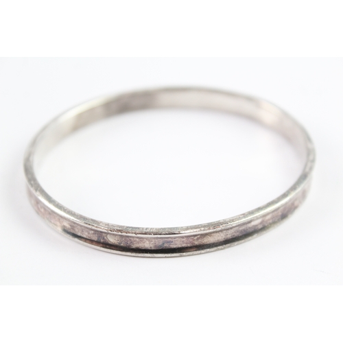 291 - Tiffany & Co Sterling Silver Concave Bangle 28g