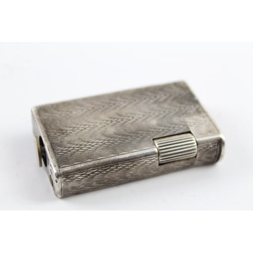 342 - Vintage DUNHILL Hallmarked .925 Sterling Silver Cigarette Lighter (76g)