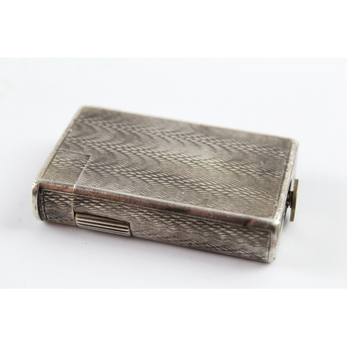 342 - Vintage DUNHILL Hallmarked .925 Sterling Silver Cigarette Lighter (76g)