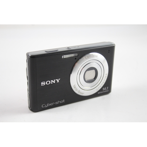 Sony Cybershot DSC-W550 Digital Compact Camera Working w/ Zeiss 4x Zoom Lens