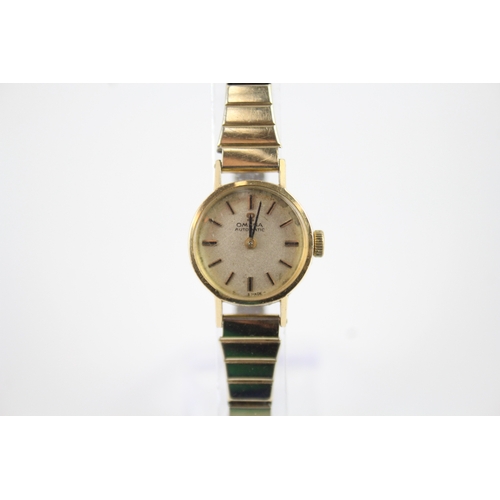 443 - Women's Vintage Omega Gold Tone Watch Automatic WATCH RUNS