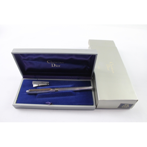 452 - Vintage CHRISTIAN DIOR .925 Sterling Silver Fineliner Pen Original Box 37g