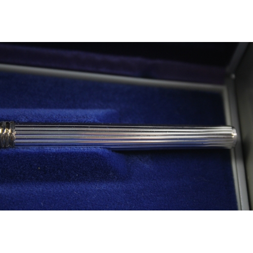 452 - Vintage CHRISTIAN DIOR .925 Sterling Silver Fineliner Pen Original Box 37g