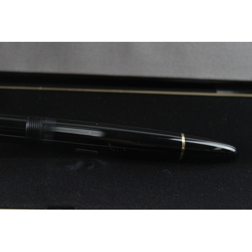 460 - Vintage Montblanc Meisterstuck No.146 Black Fountain Pen w/ 14ct Nib WRITING