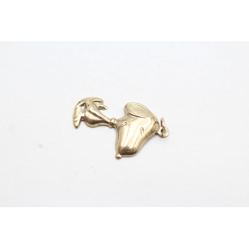 202 - 9ct gold Snoopy charm (0.3g)