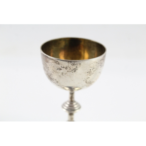 365 - Vintage Hallmarked 1943 London Sterling Silver Religious Chalice / Cup (80g)