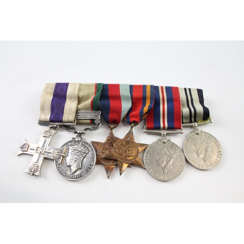 375 - Mounted WW2 Military Cross IGS Burma Star Medal Group MC Dated 1946 IGS-NWF