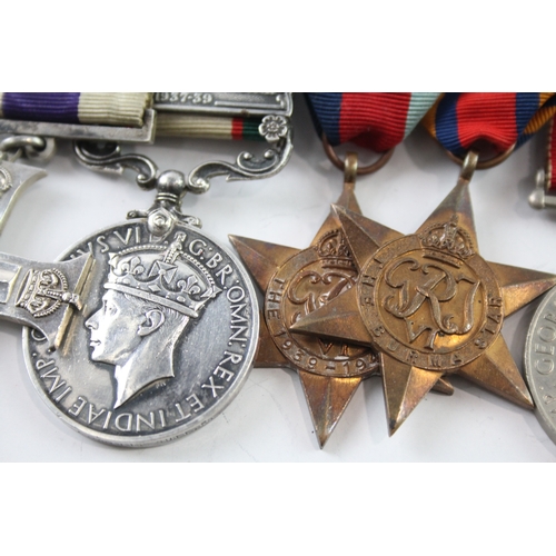 375 - Mounted WW2 Military Cross IGS Burma Star Medal Group MC Dated 1946 IGS-NWF