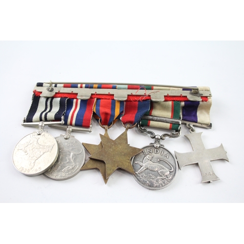 375 - Mounted WW2 Military Cross IGS Burma Star Medal Group MC Dated 1946 IGS-NWF