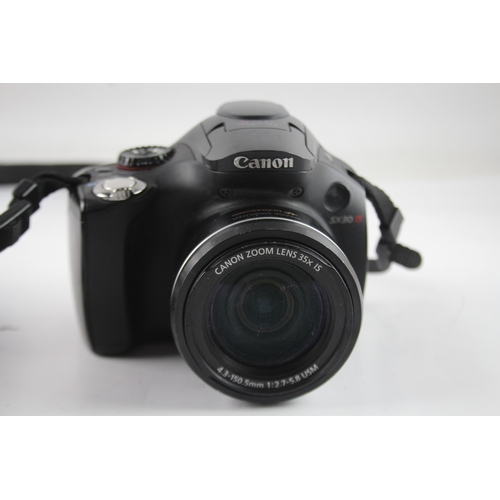 411 - Canon Powershot SX30 IS Digital Bridge Camera Working w/ Canon Zoom Lens