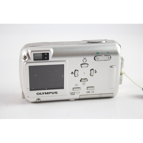 422 - Olympus MJU 400 Digital Compact Camera Working w/ 3x Optical Zoom