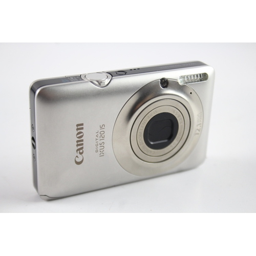 423 - Canon IXUS 120 IS Digital Compact Camera Working w/ Canon 4x IS Zoom Lens