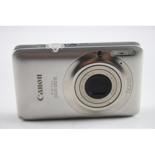 423 - Canon IXUS 120 IS Digital Compact Camera Working w/ Canon 4x IS Zoom Lens