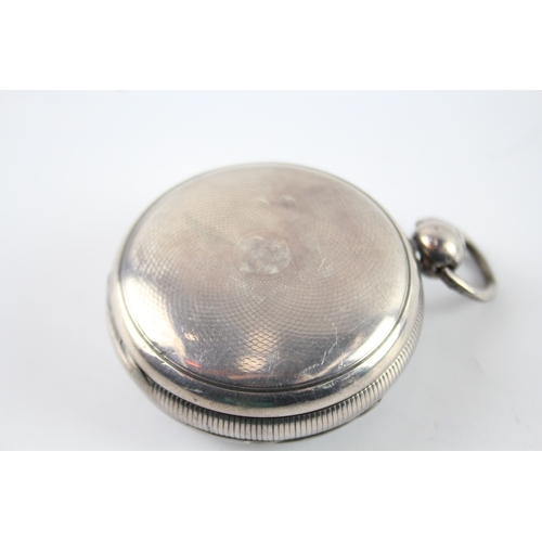 442 - Vintage 925 Silver Fusee Pocket Watch Key-Wind Untested