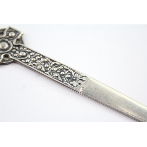 316 - Vintage Hallmarked 1957 Glasgow Sterling Silver Celtic Letter Opener (20g)