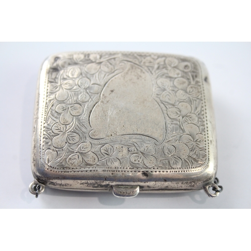 322 - Edwardian 1906 Birmingham Sterling Silver Ladies Coin Purse / Bag (43g)