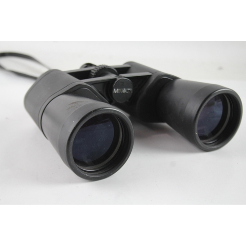 396 - Minolta Standard MK 10x50 Extra Wide Angle 7.8° Multi-Coated Binoculars Working