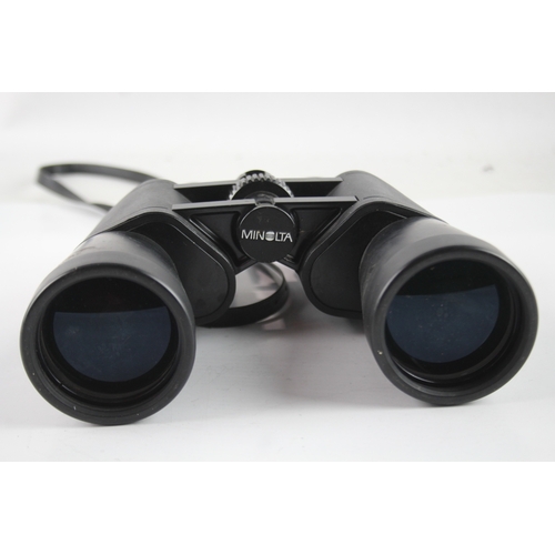 396 - Minolta Standard MK 10x50 Extra Wide Angle 7.8° Multi-Coated Binoculars Working