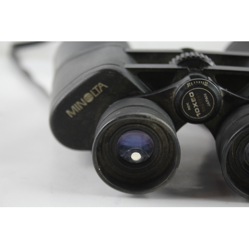 396 - Minolta Standard MK 10x50 Extra Wide Angle 7.8° Multi-Coated Binoculars Working