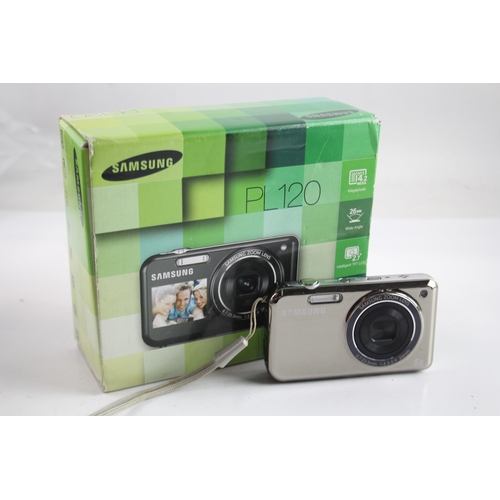 404 - Samsung PL120 Digital Compact Camera Working w/ Samsung 5x Optical Zoom Lens