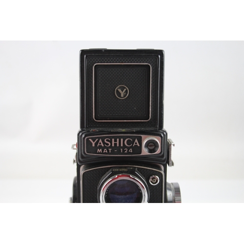 407 - Yashica Mat-124 Medium Format Twin Lens Camera w/ 80mm F/3.5 Lenses