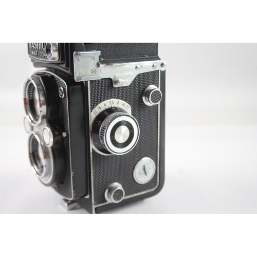 407 - Yashica Mat-124 Medium Format Twin Lens Camera w/ 80mm F/3.5 Lenses