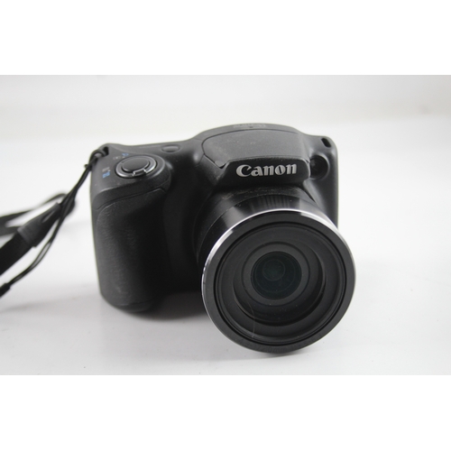 411 - Canon Powershot SX410 IS Digital Bridge Camera Working w/ 40x Optical Zoom