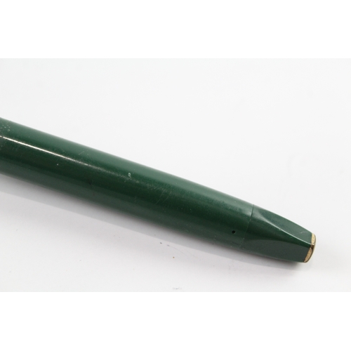 443 - Vintage Sheaffer PFM Pen For Men Green Fountain Pen w/ 14ct Gold Nib WRITING