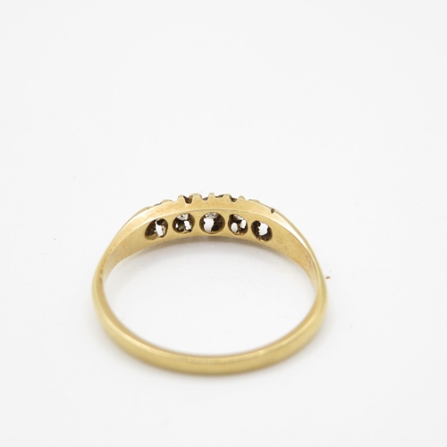 51 - 9ct gold diamond ring