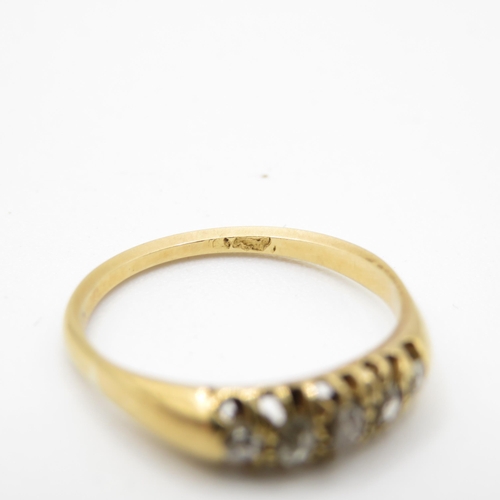 51 - 9ct gold diamond ring