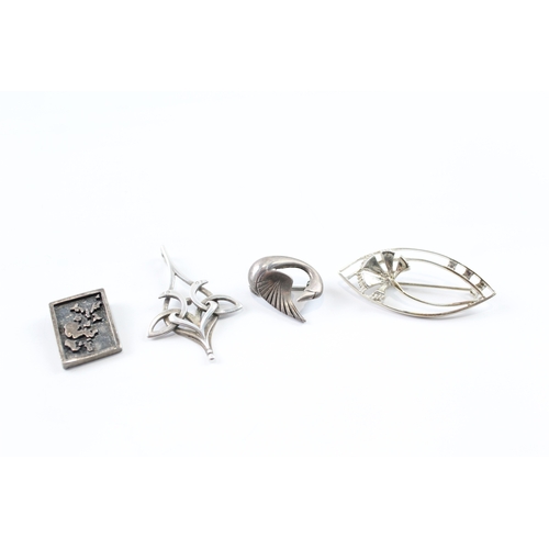 270 - Collection of Sterling Silver Ola Gorie & Malcolm Gray Jewellery x 4 18g