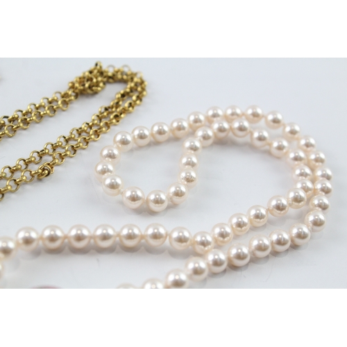 310 - Collection of Vivienne Westwood Jewellery inc. Simulated Pearl x 4 53g