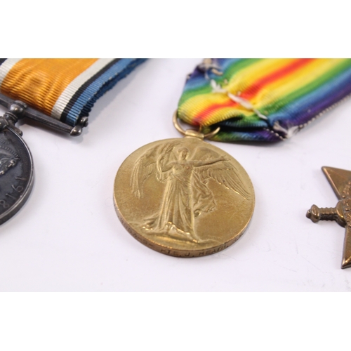 375 - WW1 1914 Mons Star Medal Trio, Star SS2192 Pte J Heath ASC, Pair J Heath RM