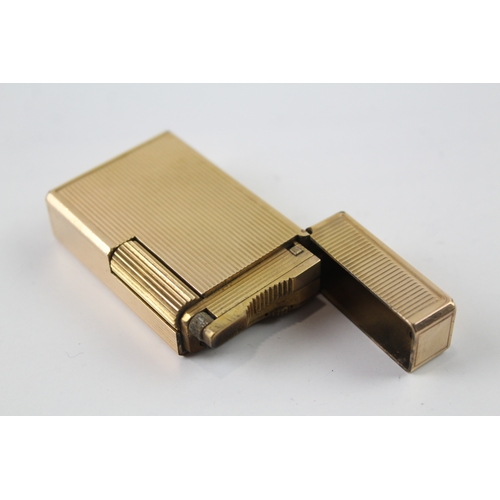 386 - St Dupont Paris Lighter Gold Plated