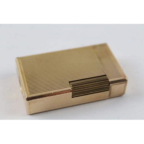 386 - St Dupont Paris Lighter Gold Plated