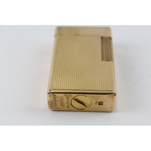 386 - St Dupont Paris Lighter Gold Plated