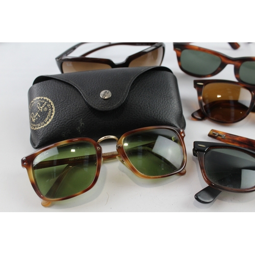 401 - Collection of Designer Rayban Sunglasses Inc Cases  x 5