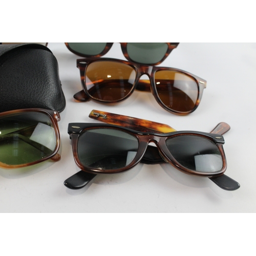 401 - Collection of Designer Rayban Sunglasses Inc Cases  x 5