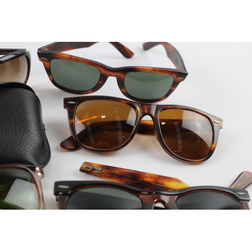 401 - Collection of Designer Rayban Sunglasses Inc Cases  x 5