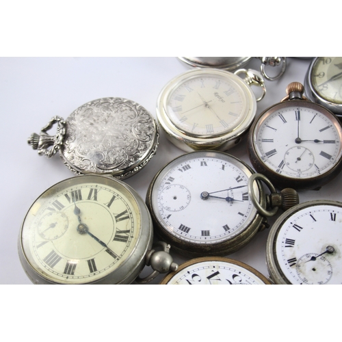 415 - Job Lot Assorted Vintage/Modern Pocket Watches Mechanical/ Quartz UNTESTED