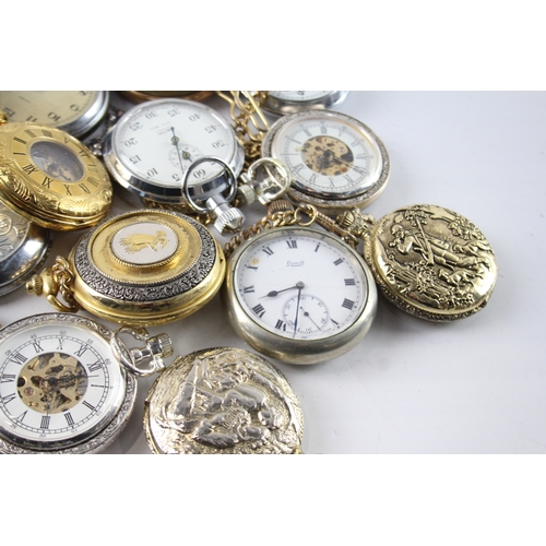 417 - Job Lot Assorted Vintage/Modern Pocket Watches Mechanical/ Quartz UNTESTED