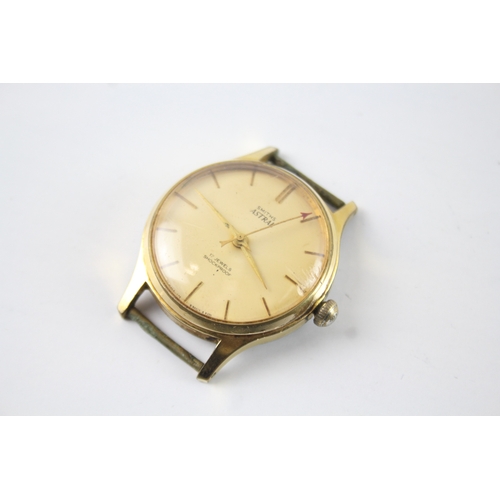 428 - Mens Vintage Smiths Astral Gold Tone Watch Hand-Wind WATCH RUNS