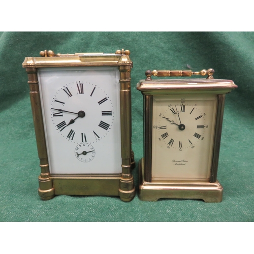 2 x Carriage clocks